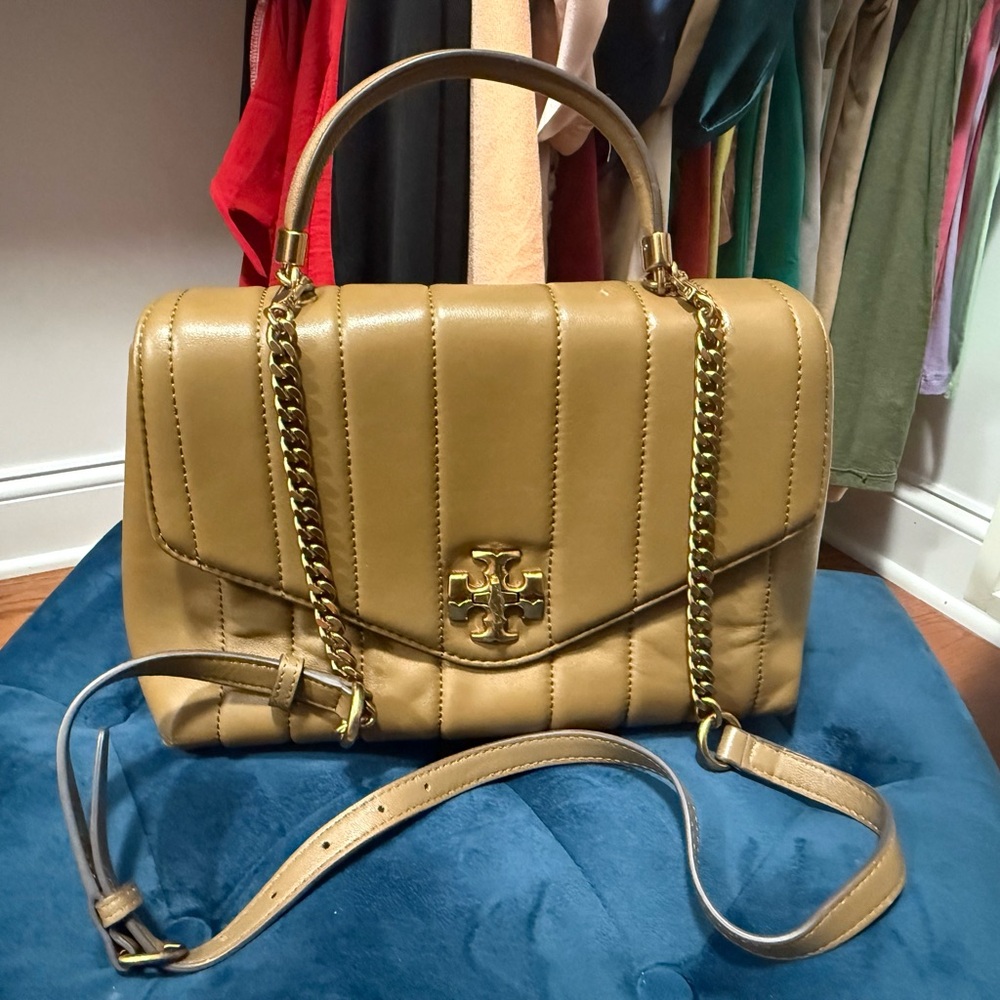 Tory Burch Gold Crossbody Bag